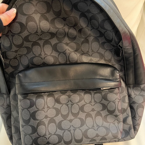 coach grey leather backpack Amazon.com: Hall 22 in Metallic Crinkle : Clothing, Shoes & Jewelry water bottle and other everyday essentials. Coach Hitch Backpack in Signature